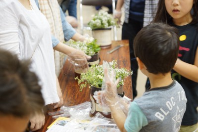 寄せ植え体験