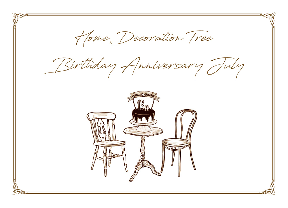 Home Decoration Tree 誕生祭開催!!